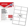 Office Products Etiketės Office Products A4 105x57mm baltos (100)