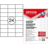 Office Products Etiketės Office Products A4 70x35mm baltos (100)