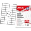 Office Products Etiketės Office Products A4 48,5x25,4 mm baltos (100)