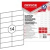 Office Products Etiketės Office Products A4 105x42,3 mm baltos (100)