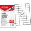 Office Products Etiketės Office Products A4 52,5x29,7 mm baltos (100)