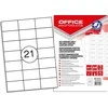 Office Products Etiketės Office Products A4 70x42,3 mm baltos (100)