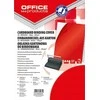 Office Products Biuro gaminiai BIURO PRODUKTAI įrišimo viršeliai, kartonas, A4, 250gsm, blizgus, 100 vnt, raudonas