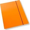 Office Products A4 formato aplankas su gumine juostele, oranžinis lakas. 350 gsm (10 vnt.)