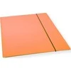 Office Products A4 formato aplankas su gumine juostele, oranžinis lakas. 300 gsm (10 vnt.)
