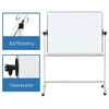 Office Products Mobilioji sausa trinamoji lenta - magnetinė OFFICE PRODUCTS, dvipusė, lakuota, aliuminio rėmas, pasvirimo kampo reguliavimas, 150x100 cm,