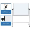 Office Products Nešiojama sausa trinama lenta - magnetinė OFFICE PRODUCTS dvipusė aliuminio rėmas pasvirimo kampo reguliavimas 150x120cm