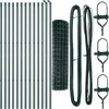 Euro tvoros žemės tvirtinimas 25 x 1,2 m PVC dengtas plienas