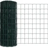 Eurų tvora su betono baze 50 x 0,4 m PVC dengtas plienas Žalia