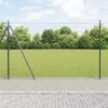 Eurų tvora su betono baze 10 x 1,6 m PVC dengtas plienas Pilka
