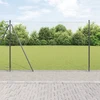 Šešiakampė tvora su betono pagrindu 50 x 1,6 m Pilka Tinklelis