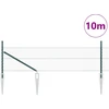 Hexagonal Fence with Post 10 x 0,4 m PVC dengtas plienas Žalia