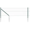 Hexagonal Fence with Post 25 x 0,8 m PVC dengtas plienas Žalia
