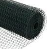 Hexagonal Fence with Post 10 x 1,2 m PVC dengtas plienas Žalia