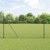 Hexagonal Fence with Post 50 x 1,5 m PVC dengtas plienas Pilka