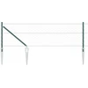Hexagonal Fence with Post 10 x 0,8 m PVC dengtas plienas Žalia