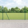 Šešiakampė tvora su betono pagrindu 50 x 1,5 m Žalia Tinklelis