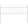 Sodo tvora 7 pcs Balta 11,9 x 0,6 m Miltelinis plienas
