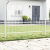 Sodo tvora 7 pcs Balta 11,9 x 0,6 m Miltelinis plienas