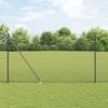 Suvirintas vielinis tvoras su smailiais galais 10 x 1,6 m Pilka