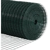 Suvirintas vielinis tvoras su smailiais galais 25 x 1,4 m Žalia