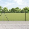 Suvirinta vielos tvora su betono baze 100 x 1 m Pilka Tinklelis