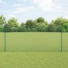 Suvirintas vielos tvora su stulpeliais 50 x 1,4 m Žalia