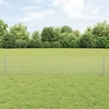 Suvirintas vielos tvora su stulpeliais 100 x 0,4 m Sidabrinė