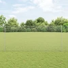 Suvirintas vielos tvora su stulpeliais 25 x 1,4 m Sidabrinė
