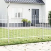 Sodo tvora WOERDEN 5 vnt. 8,5 x 1 m Miltelinis plienas Balta