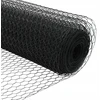Hexagonal Fence with Post 50 x 0,8 m PVC dengtas plienas Pilka