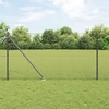 Hexagonal Fence with Post 50 x 1,2 m PVC dengtas plienas Pilka