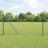 Hexagonal Fence with Post 100 x 1,4 m PVC dengtas plienas Pilka