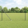 Hexagonal Fence with Post 50 x 1,4 m PVC dengtas plienas Pilka