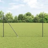 Hexagonal Fence with Post 50 x 1,5 m PVC dengtas plienas Pilka