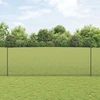 Suvirintas vielos tvora su stulpeliais 50 x 1,5 m Pilka