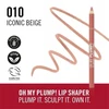 Oh!Tomi Rimmel Oh My Plump! konturówka do ust 010 Iconic rusvai gelsvas 1.2g