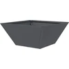Sodo vazonas Antracito 35 x 35 x 15 cm Šaltai valcuotas plienas