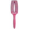 Plaukų šepetys džiovinimui Olivia Garden Fingerbrush Hot Rožinė Medium