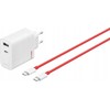 OnePlus SUPERVOOC 80W OnePlus 80W maitinimo adapteris (USB-A, USB-C)
