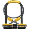 OnGuard dviračio spyna Combo DT 8012C U-Lock 115x230 mm juoda-geltona(ONG-8012C)