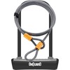 OnGuard U-Lock Neon dviračio spyna juoda 10x1200 mm (8154BL)