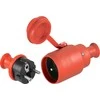 Opal GN- H2 lizdas + WT- 40H IP44 kištukas oranžinis