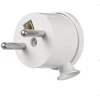 Wtyczka 2P+Z MINI kampinis kištukas, baltas