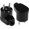 2162# Oem WT-16 kištukas - į lizdą su įžeminimu - juodas