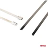 Nerūdijančio plieno metaliniai kabelių raiščiai 4,6x150 mm 100 vnt. amio-04320