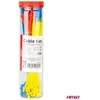Plastikinių įvairiaspalvių kabelių raištelių rinkinys, 150 vnt. amio-04316