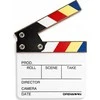 Openmoon Mažas Profesionalus Kino filmavimo studijos klapsas filmavimui 15x15cm Baltos spalvos flomasteriams markeriams / Ocjb01