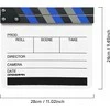 Openmoon Prof Kino filmavimo studijos klapė filmavimui balta flomasteriams + 68x žymekliai magnetukai / Tpb04