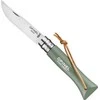 Opinel Colorama 06 inox sage knife with thong